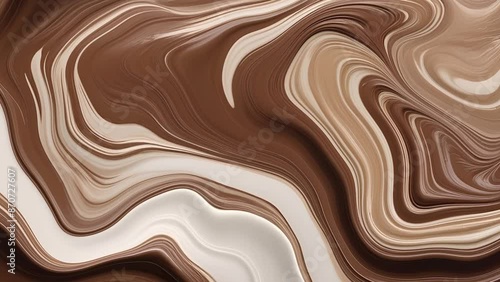 Wallpaper Mural Hot chocolate texture tasty background of liquid hot cocoa lava waves Torontodigital.ca