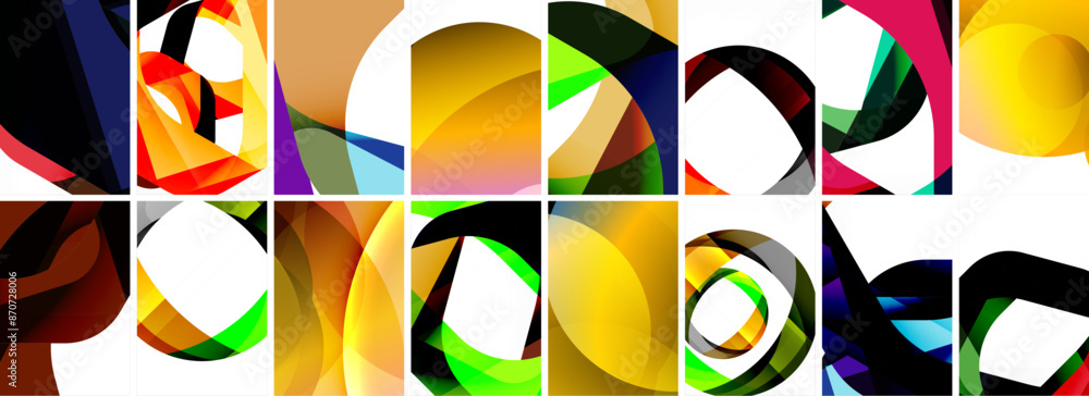 Collection of abstract background with waves, colorful shapes and 3d shadow effect. Vector Illustration For Wallpaper, Banner, Background, Card, Book Illustration, landing page Collection of abstract background with waves, colorful shapes and 3d shadow effect. Vector Illustration For Wallpaper, Banner, Background, Card, Book Illustration, landing page