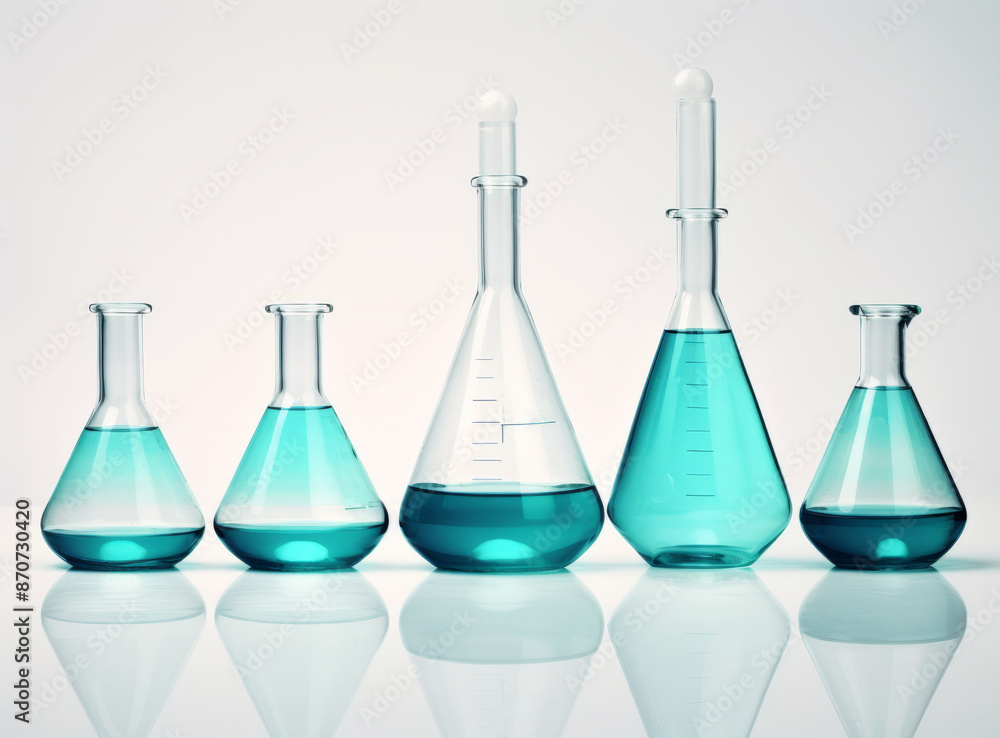 A collection of laboratory glassware A collection of laboratory glassware