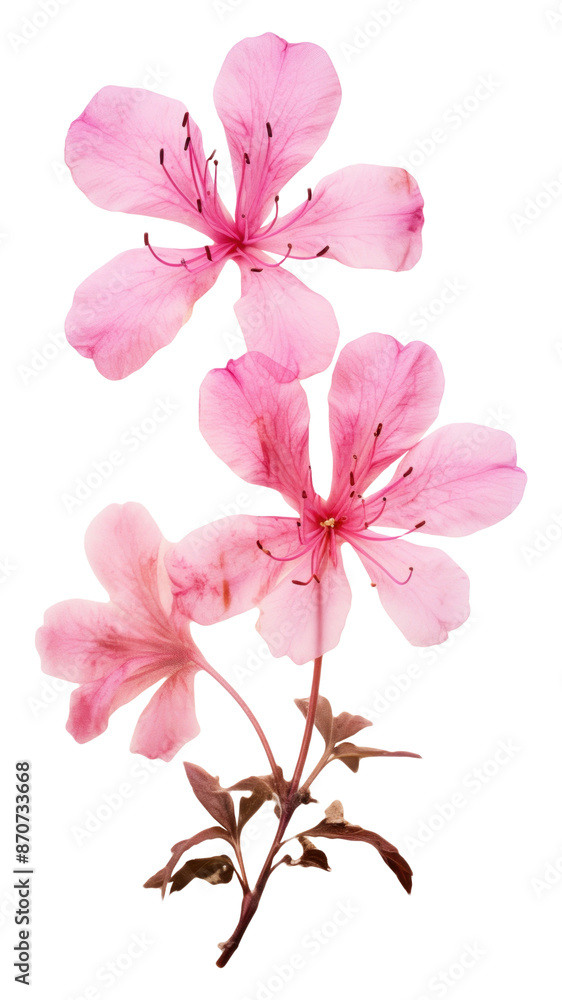 PNG Real pressed Azalea flower geranium blossom. PNG Real pressed Azalea flower geranium blossom.