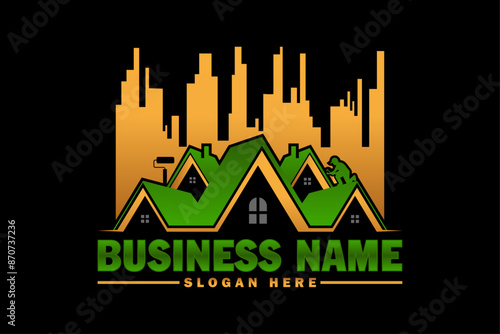 home repair roofing handyman remodeling renovation home decor logo