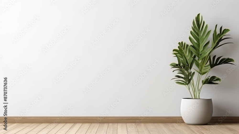 Modern interior design iso a paper size poster mockup on living room wall with house background Modern interior design iso a paper size poster mockup on living room wall with house background