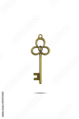 Wallpaper Mural Close up Key vintage isolated on white background with clipping path. Torontodigital.ca