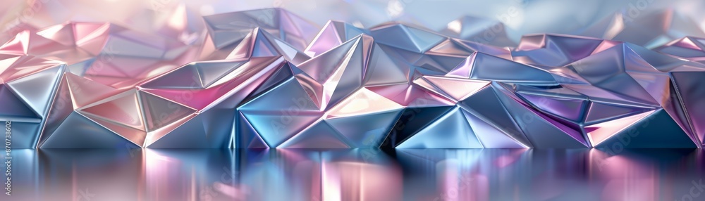 Abstract geometric shapes in blue, pink, and purple hues. Abstract geometric shapes in blue, pink, and purple hues.