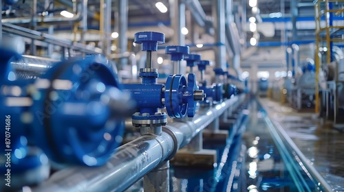 Automated water monitoring system in industrial factory for efficient water management and