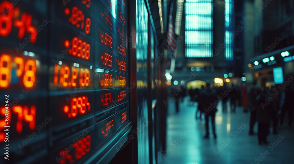 Clock on wall in building