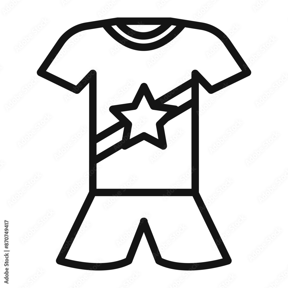 sportswear Symbol mark in filled style sportswear Symbol mark in filled style
