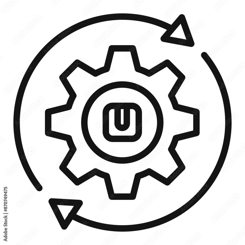 Supply chain Symbol mark in filled style Supply chain Symbol mark in filled style