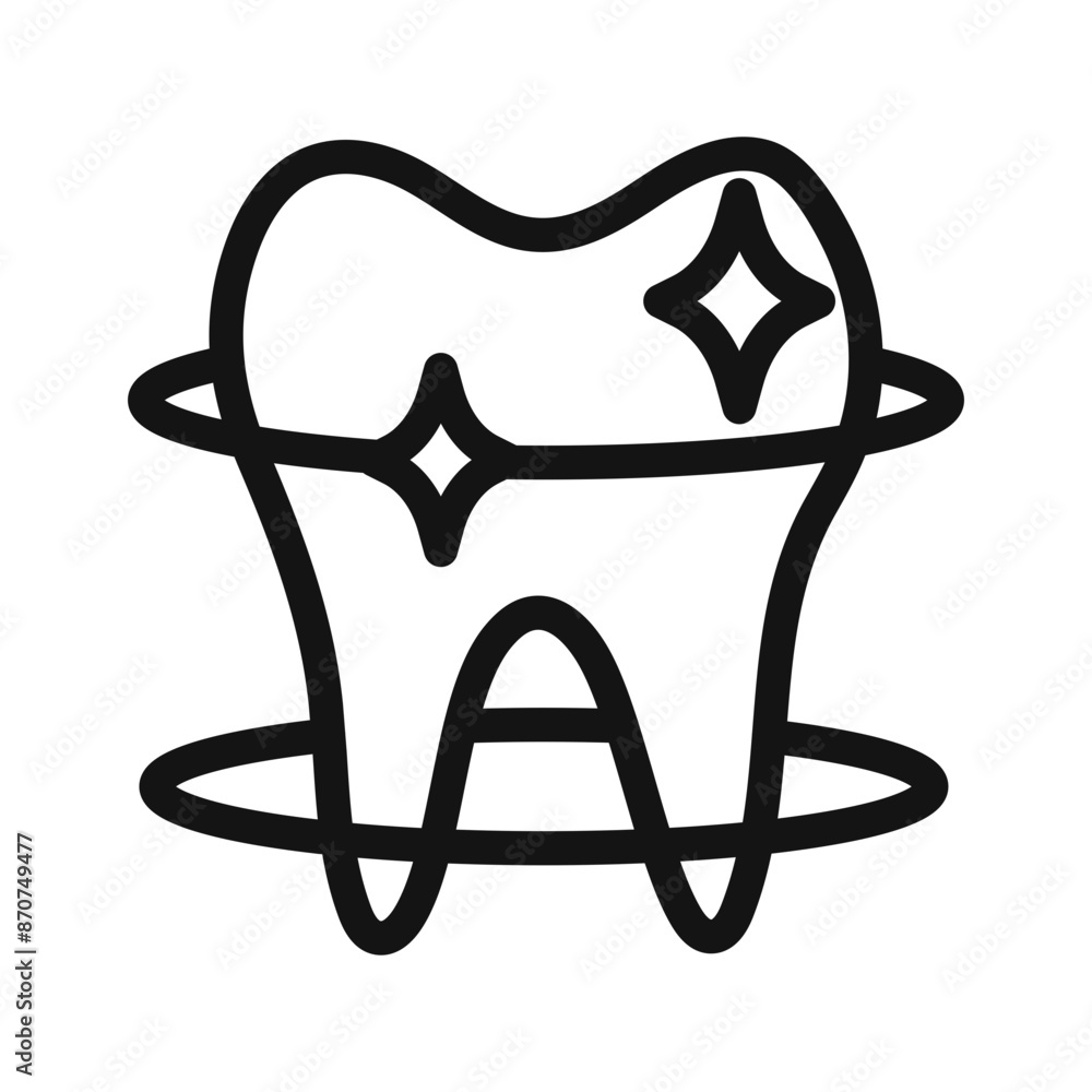 Teeth cleaning Symbol mark in filled style Teeth cleaning Symbol mark in filled style