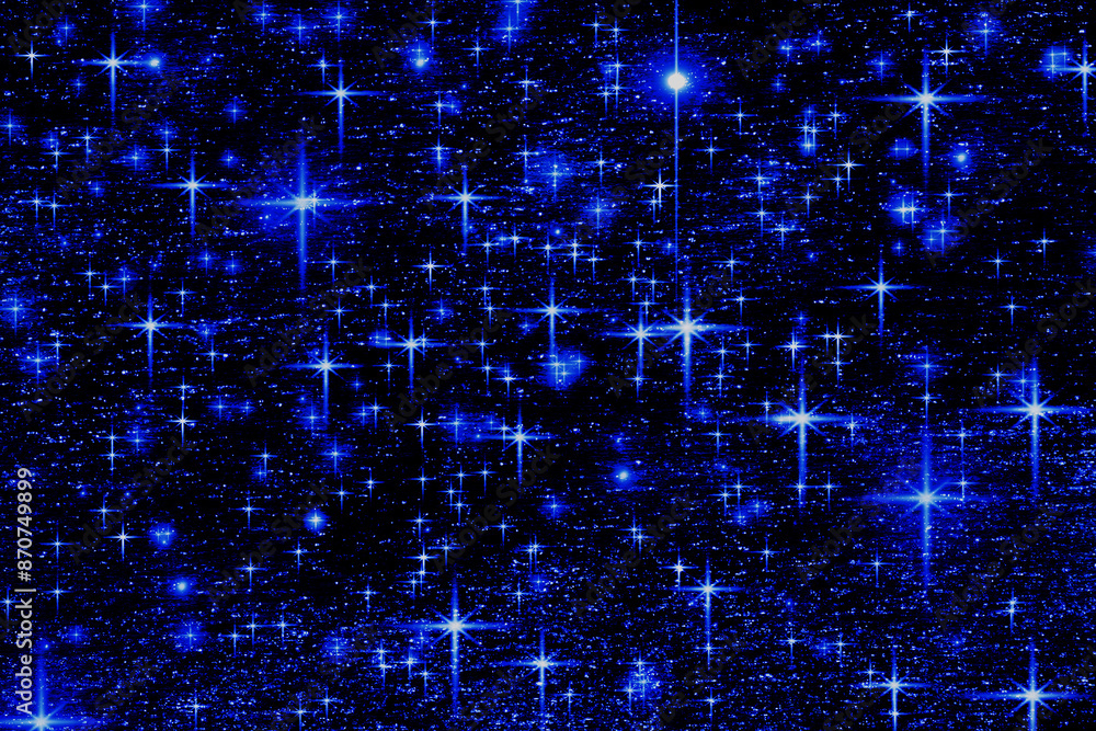キラキラの星空の背景 キラキラの星空の背景