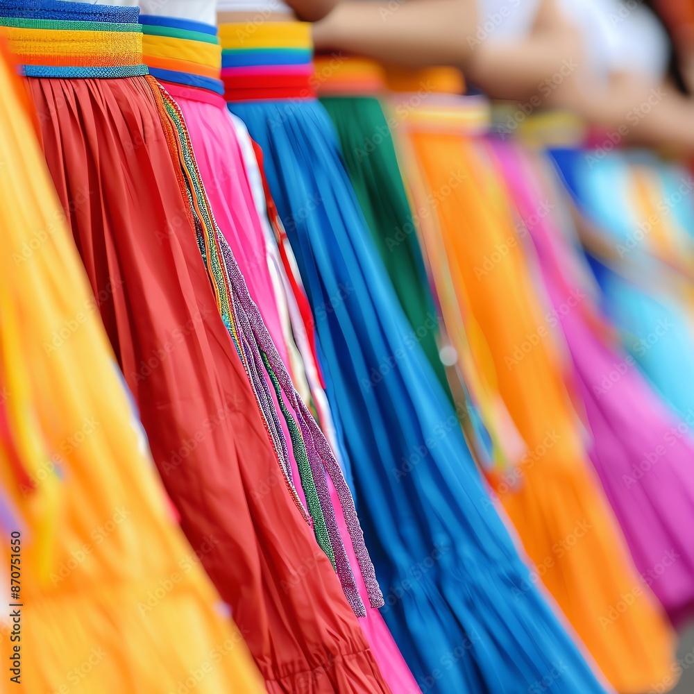 Colorful details in a street festival Colorful details in a street festival