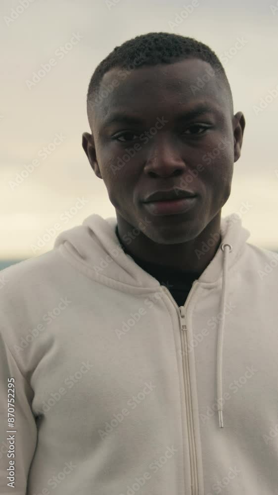 Portrait of young athletic guy in sportswear outdoors Portrait of young athletic guy in sportswear outdoors