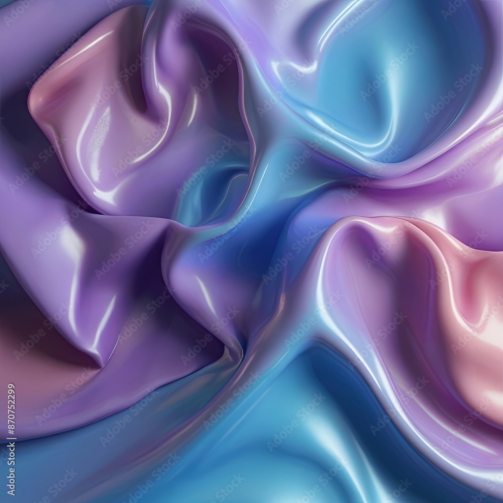 Fototapeta premium 3D Neon Holographic Abstract Wallpapers