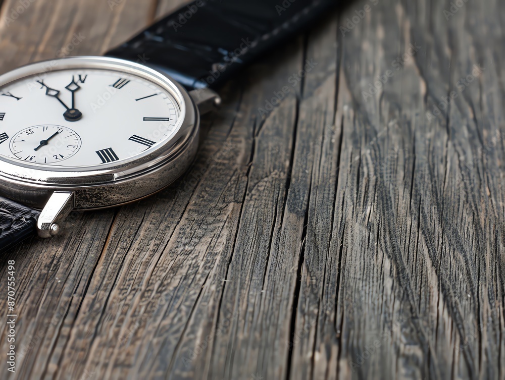 Detailed shots of a handcrafted watch, showcasing meticulous editing and crisp images, close up, luxury theme, vibrant, overlay, with a backdrop of a dark wooden surface Detailed shots of a handcrafted watch, showcasing meticulous editing and crisp images, close up, luxury theme, vibrant, overlay, with a backdrop of a dark wooden surface