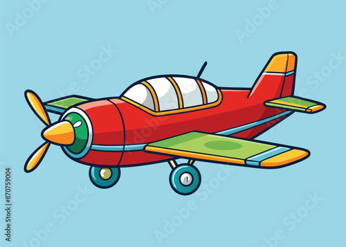 airplane on the sky
