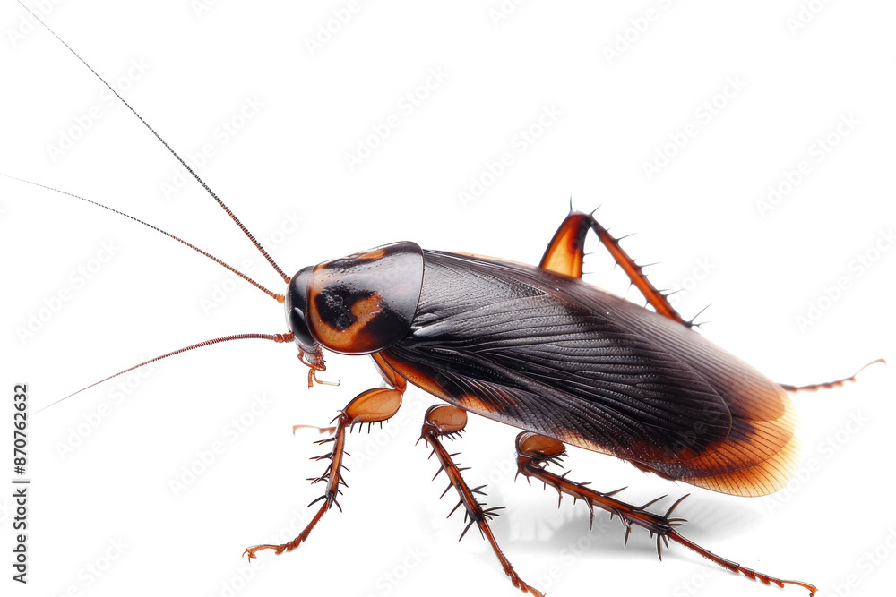 Cockroach isolated on transparent background