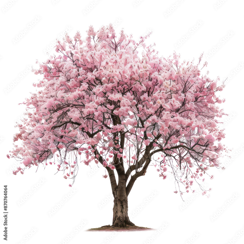 PNG Blossoming pink cherry tree PNG Blossoming pink cherry tree
