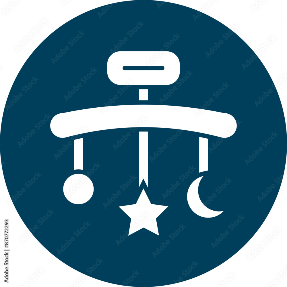 Toy  Glyph Circle Icon