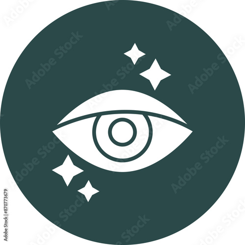 Ophthalmologist  Glyph Circle Icon