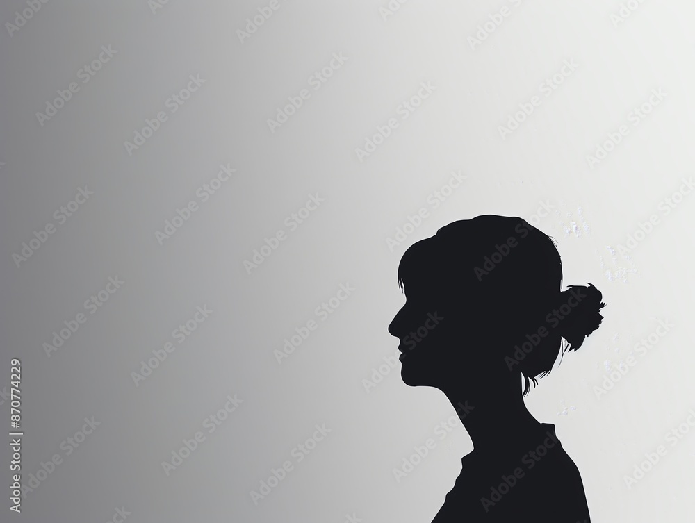 Minimalistic fashion portrait, featuring simplicity in design and refined elegance, focus on, fashion theme, dynamic, silhouette, with a backdrop of a seamless grey background Minimalistic fashion portrait, featuring simplicity in design and refined elegance, focus on, fashion theme, dynamic, silhouette, with a backdrop of a seamless grey background