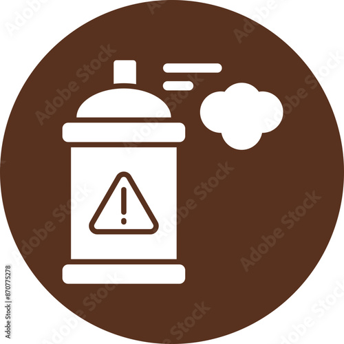 Aerosol  Glyph Circle Icon