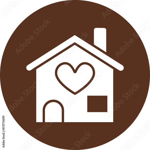 Shelter  Glyph Circle Icon