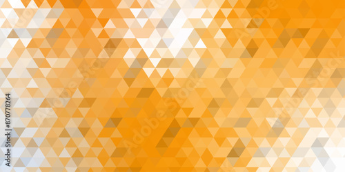 Abstract light orange triangle Background Design. abstract Low Polygon gradient Generative Art background illustration. Colorful Polygonal Mosaic Background, Perfect For Wallpaper Template design. photo