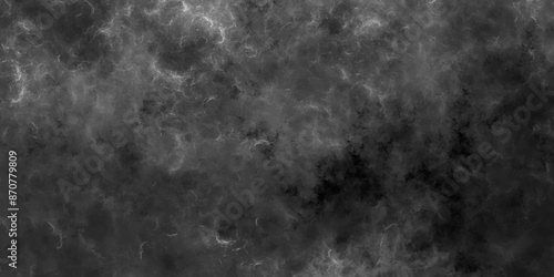 black and grey dramatic smoke brush effect smoke swirls misty fog isolated, background. Gray night painted paper textured canvas for design watercolor scraped vector. Abstract grey storm cloud texture