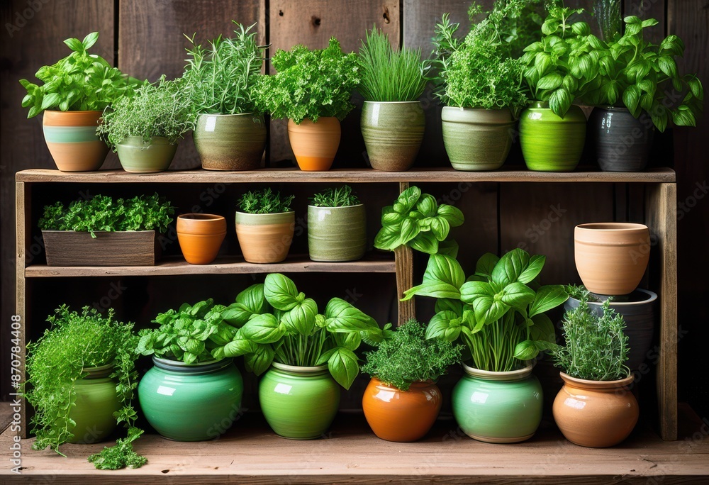 vibrant fresh herbs planted small pots home gardening kitchen decor, basil, chives, cilantro, dill, lavender, mint, oregano, parsley, rosemary, sage, thyme vibrant fresh herbs planted small pots home gardening kitchen decor, basil, chives, cilantro, dill, lavender, mint, oregano, parsley, rosemary, sage, thyme