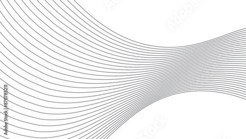 Abstract wavy line background, wavy pattern, stylish line art and web background design