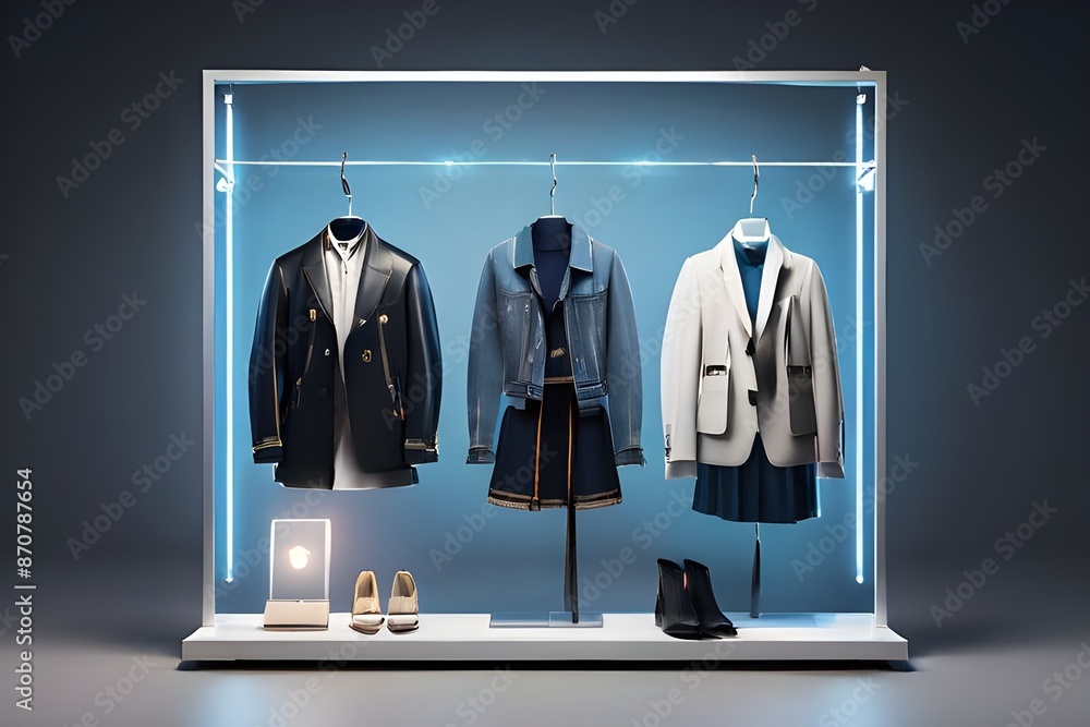 A smart clothing rack recommending outfits based on weather and personal calendar, enhancing daily fashion choices with IoT technology. - Internet of Things A smart clothing rack recommending outfits based on weather and personal calendar, enhancing daily fashion choices with IoT technology. - Internet of Things