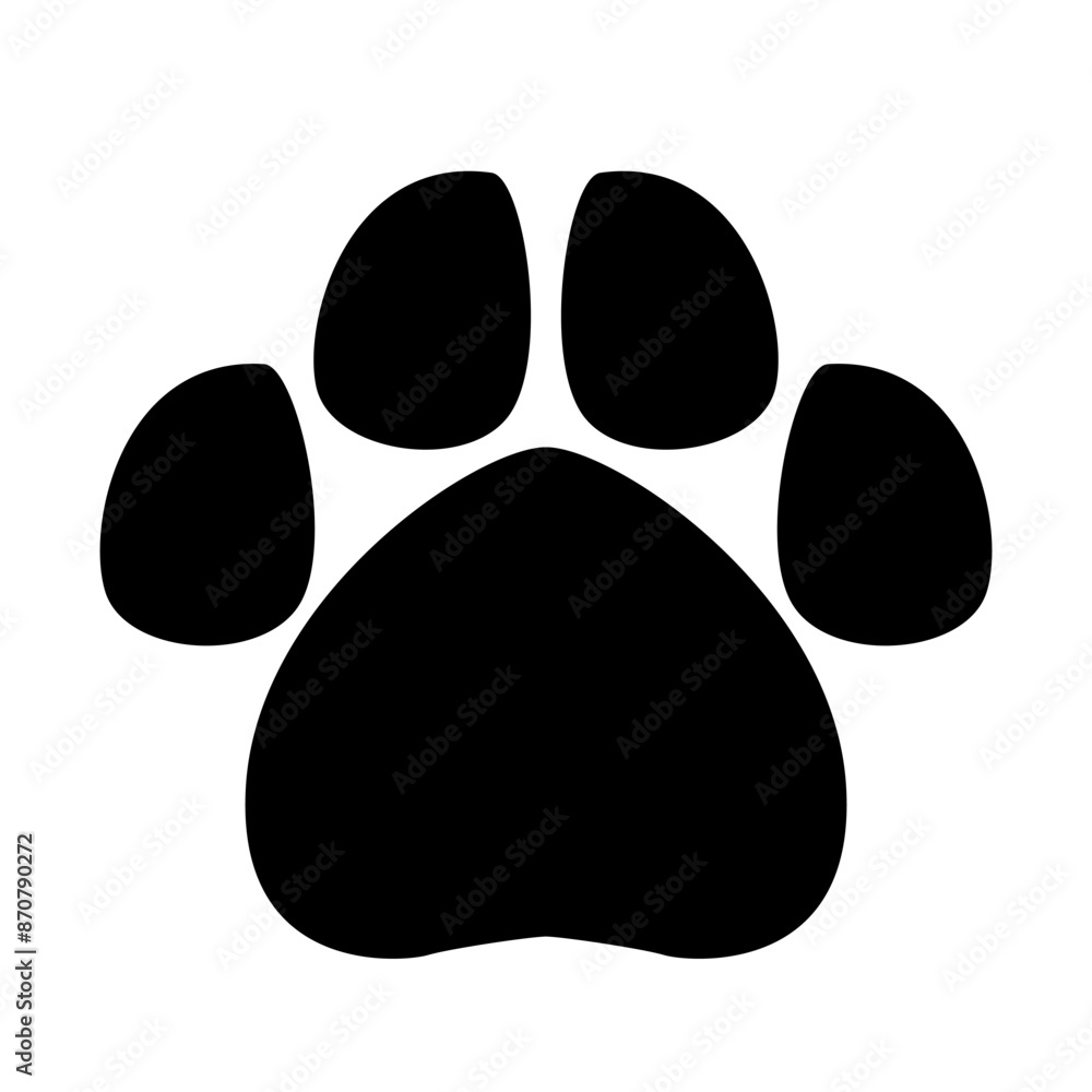 Dog Footprint logo. Footprint graphic. Pet outline. Dog Footprint logo. Footprint graphic. Pet outline.