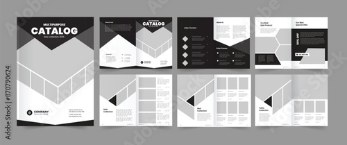 furniture catalogue template and product catalog design