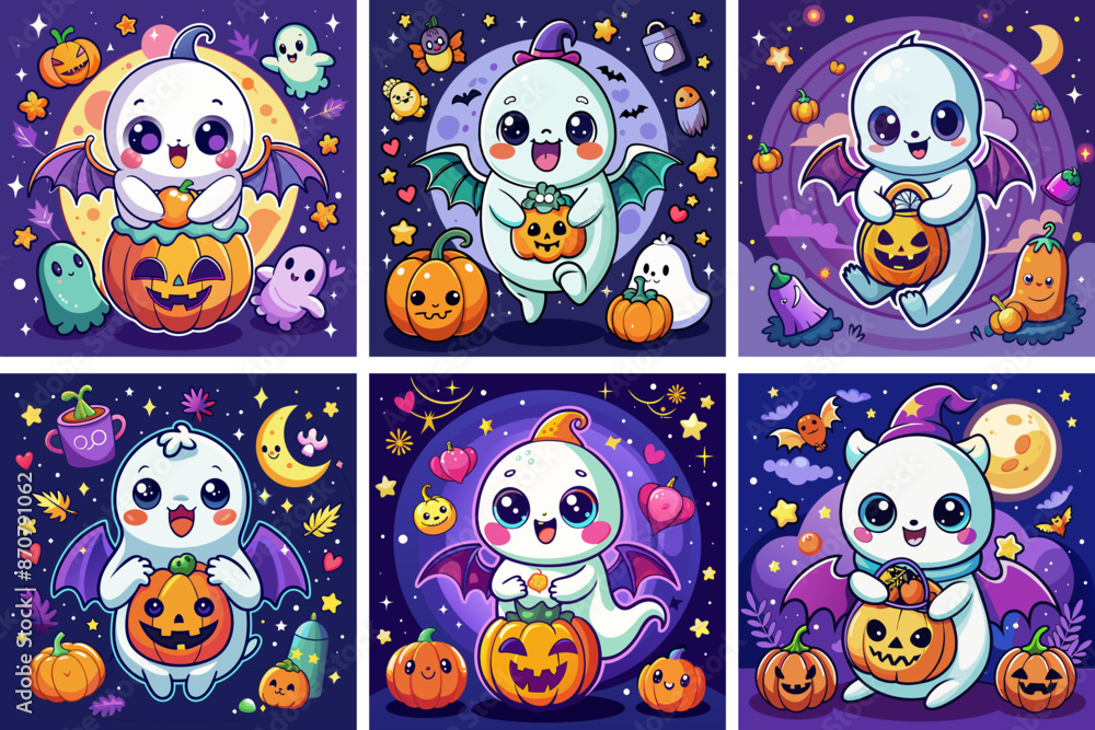Halloween Vector T-Shirt Design Bundle Art & Illustration Halloween Vector T-Shirt Design Bundle Art & Illustration