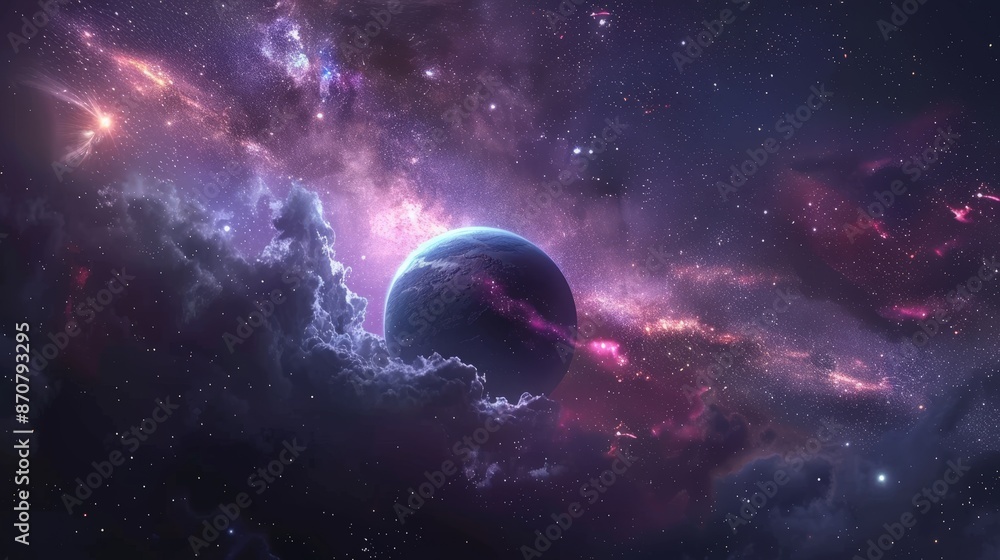 The silence of space is broken only by the whispers of distant stars and the echoes of cosmic events.