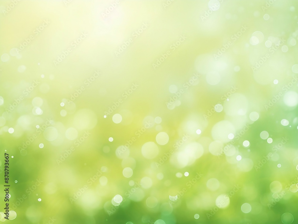 Light Green Gradient with Gentle Bokeh, Perfect for Natural and Calm Designs. Generative AI Light Green Gradient with Gentle Bokeh, Perfect for Natural and Calm Designs. Generative AI