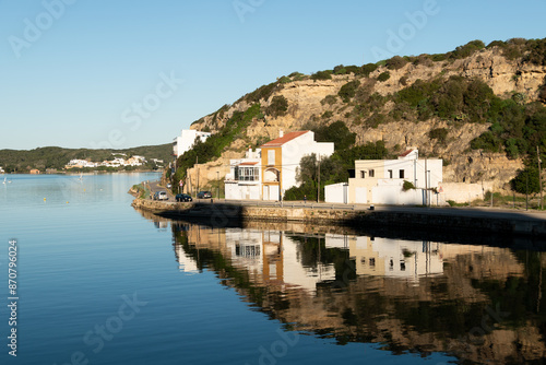 Costa de la bahía de Mahón, Menorca photo