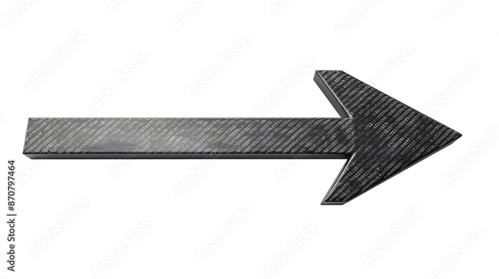 Obraz premium Carbon arrow, 3D