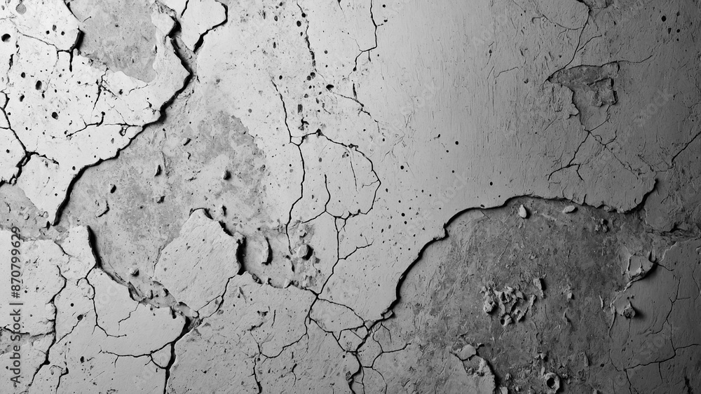 Obraz premium close-up abstracts cracked concrete texture. concrete background. Abstract cement background