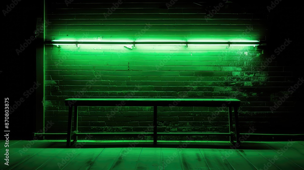 Obraz premium sign green light background