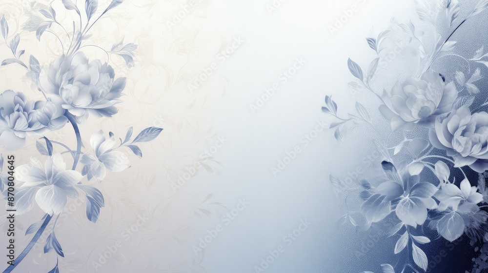 Fototapeta premium metallic blue and silver backgrounds