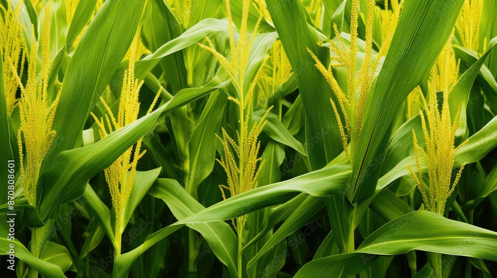 Obraz premium greenery nature corn background