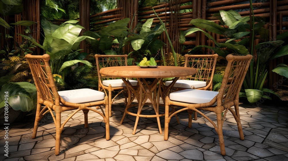 Fototapeta premium outdoor bamboo surface
