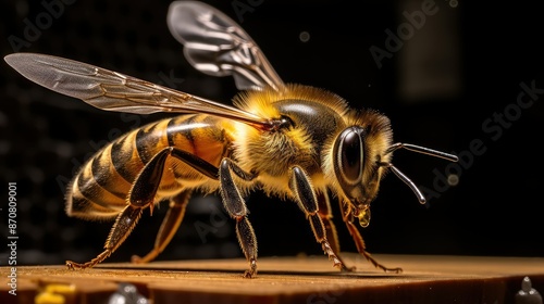 hive apiary bee farm photo