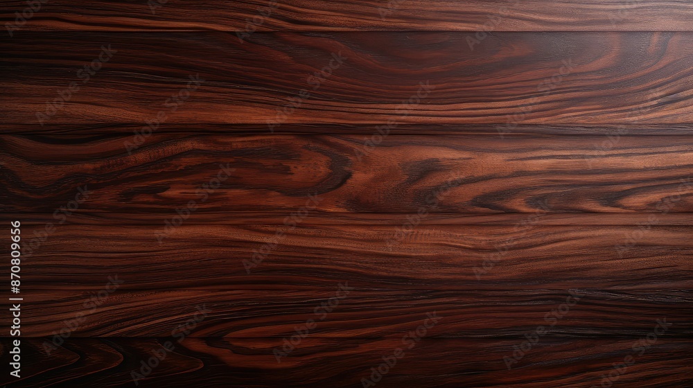 Fototapeta premium glossy dark wood board