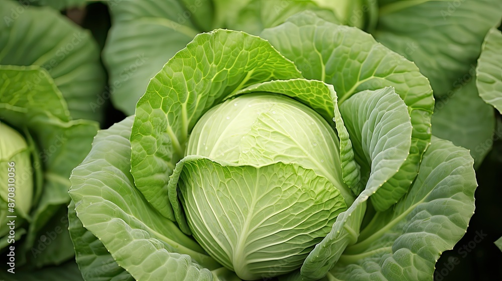 Fototapeta premium harvest agriculture cabbage vegetable