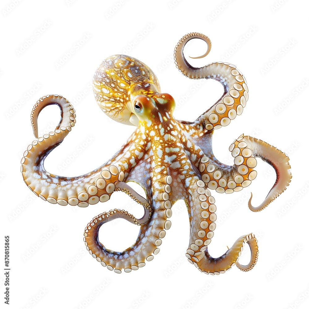 Octopus on white background Octopus on white background