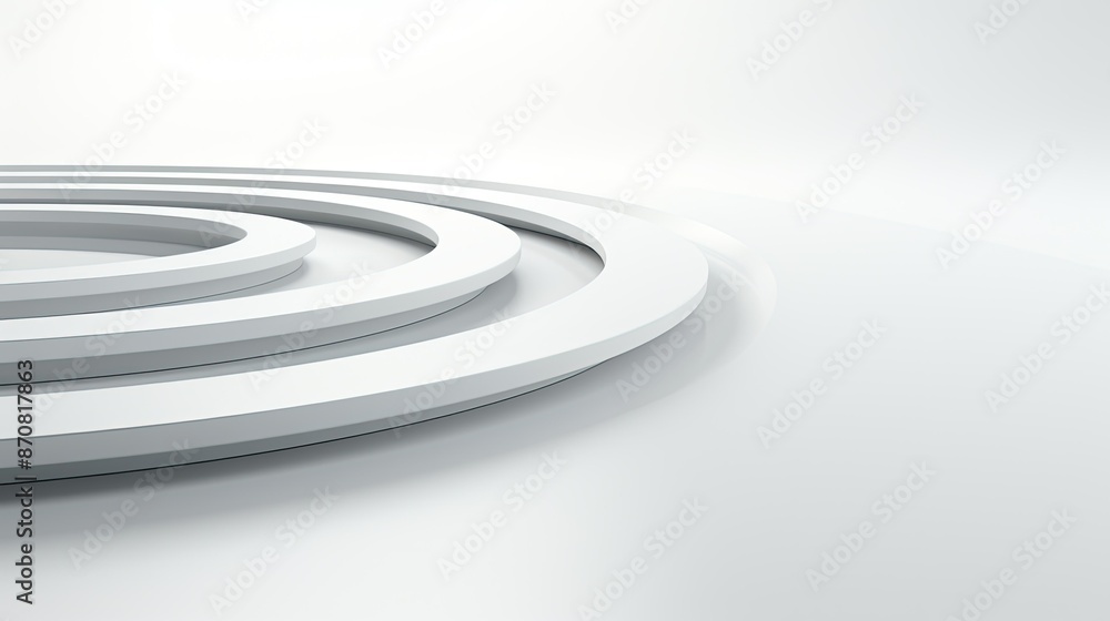 Fototapeta premium minimalist technology background circle