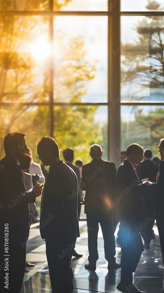 Business conference with international delegates networking., clean background, Photo stock style, clean background, no copyrighted logo, no letters Business conference with international delegates networking., clean background, Photo stock style, clean background, no copyrighted logo, no letters
