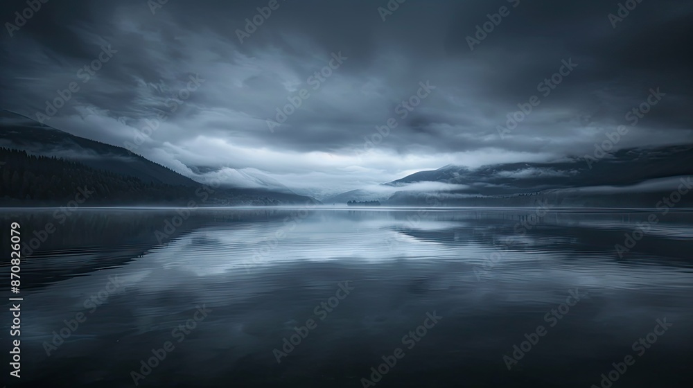 Obraz premium reflecting skies dark